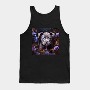 Blue Nose Staffy Tank Top